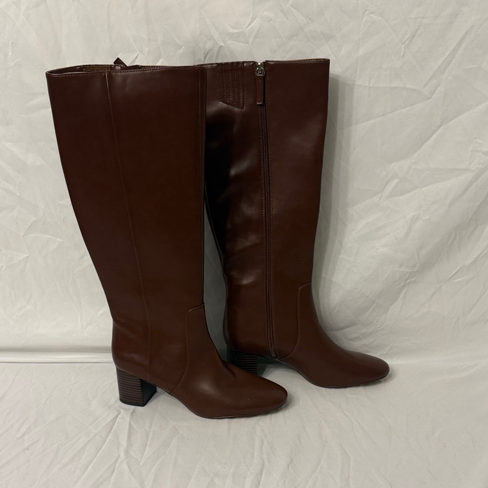 J. Crew Rich Brown Over the Knee Boots - Picture 3 of 13